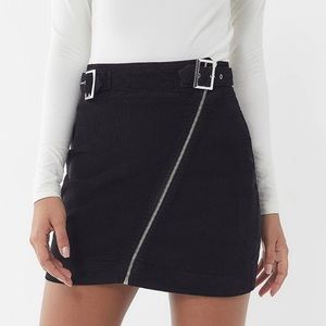 UO Urban Outfitters Harmony Corduroy Zip Front Skirt NWT